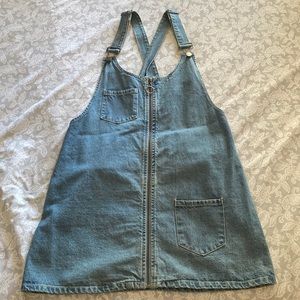 Forever 21 mini overall dress size L